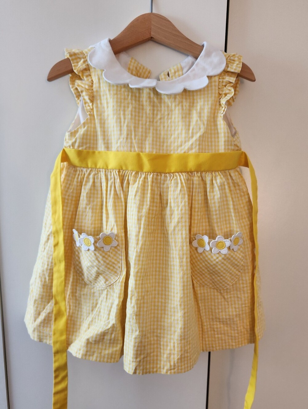 Florence Eiseman Yellow Gingham Dress